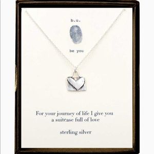 B.U. Suitcase Full of Love Necklace | Sterling Silver